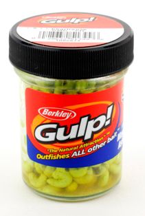 Gulp Jar Extruded Maggot - Chartreuse