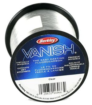 Vanish Fluorocarbon 40# 350 yard Quarter Pound Spool - Clear