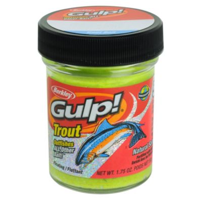 Gulp! Trout Dough - Natural Salmon Egg Scent - Chunky Chartreuse