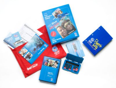 Open Water student kit with multimedia DVD-ROM