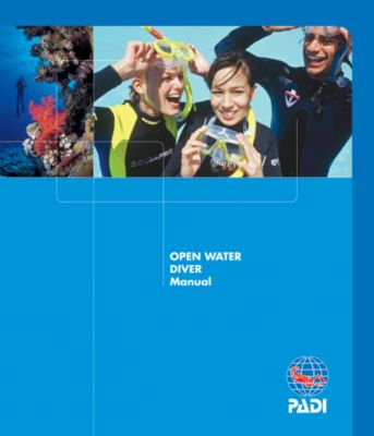 Replacement Open Water Diver manual with RDP table and instructions