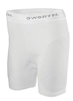 Women's Softball Sliding Shorts - White