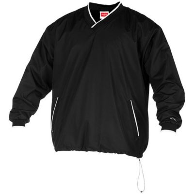 Youth Pullover V-Neck Jacket - Black