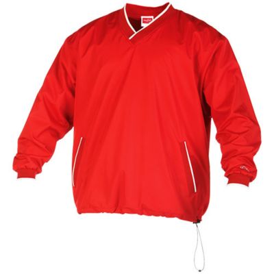 Youth Pullover V-Neck Jacket - Red
