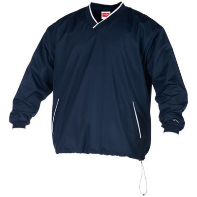 Adult Pullover V-Neck Jacket - Navy