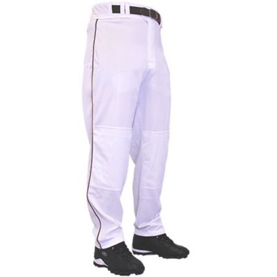 Adult Manny Baseball Pant - White and Black