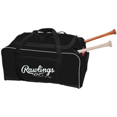 Covert Baseball/Softball Duffle Bag - Black