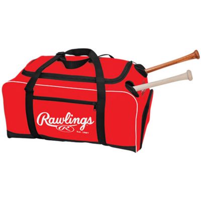 Covert Baseball/Softball Duffle Bag - Red