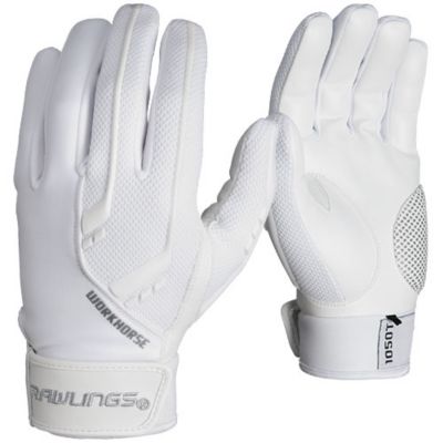 Adult 1050 Workhorse Batting Glove - White