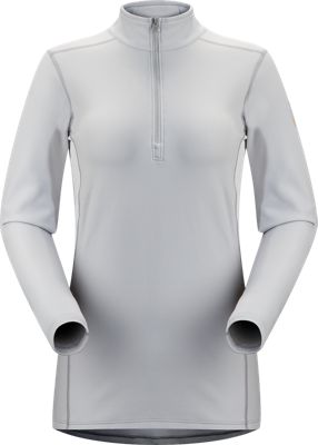 Women's Phase SV Zip Neck - Light Gray