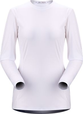 Women's Phase SL Crew LS - White