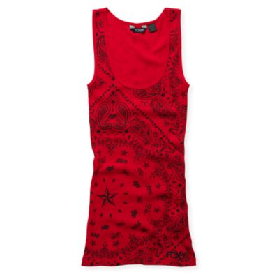 Women's Wild Child Tank – Red Patterned