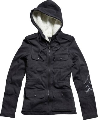 Women's Warhead Babe Sherpa Jacket - Charcoal