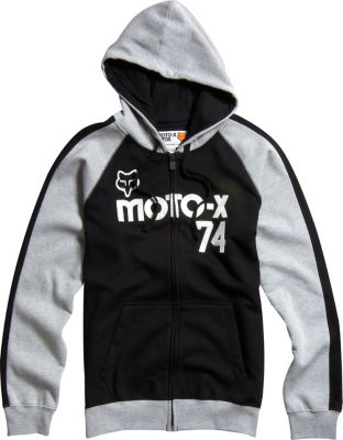 Men's Classic Combo Zip Front Fleece - Black