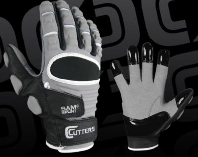 Full Finger Lineman Glove - Gray