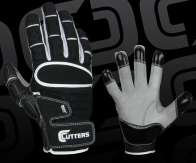 Full Finger Lineman Glove - Black