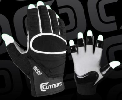 Half-Fingered Lineman Glove - Black