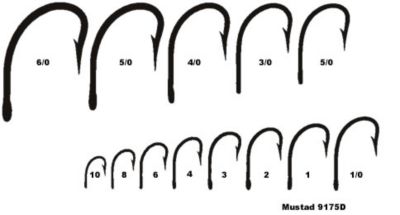 O'Shaughnessy Hook Size 4/0 50Pk