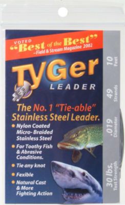 Salt Leader 10 Ft 30 Lb - Nickel
