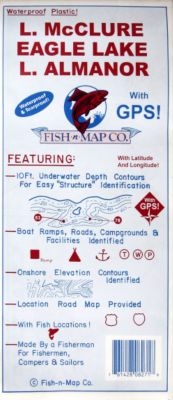 Lake Mcclure/Eagle/Almanor Map