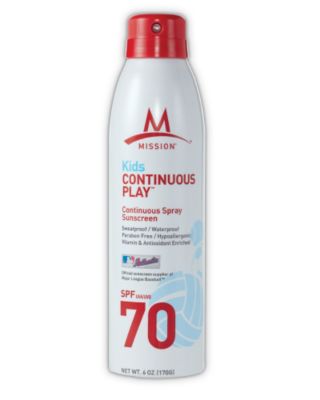 Kid's Continuous Play Sunscreen Spray - SPF 70