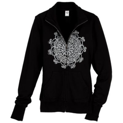 Women's Marina Zip Up - Black