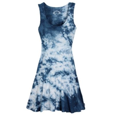Women's Ashlyn Dress - Blue Patterned