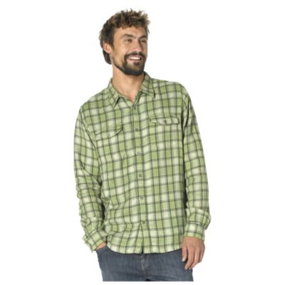 Men's Ridgeway L/S Shirt - Green Patterned