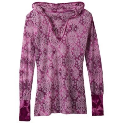 Women's Julz Hoodie - Purple Patterned