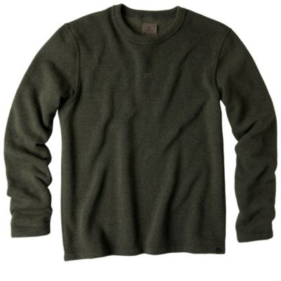 Men's Sherpa Crew - Olive Green