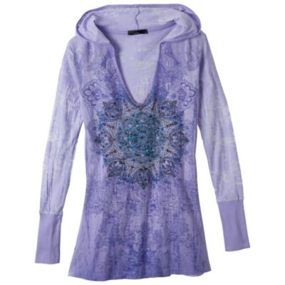 Women's Chai Hoodie - Purple Patterned