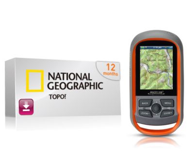eXplorist 310 GPS Bundle w/ Nat Geo TOPO Maps
