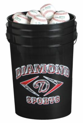 6 Gallon Bucket with 2 Dozen Official League Balls