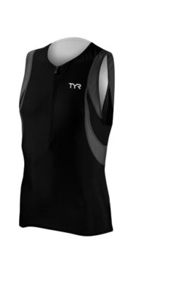 Men's Tri Singlet  - Black