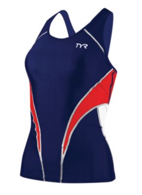 Women's Fitted Tank - Navy / Dark Blue