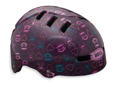 Fraction Paul Frank Hearts CyclingHelmet - Purple