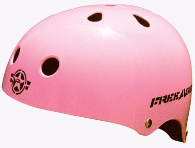 Girls' Street Helmet Gloss Pink
