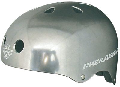 Street Bike Helmet Silver