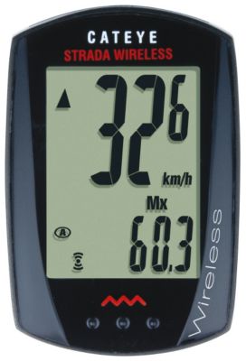 STRADA Wireless Cycling Computer - Black