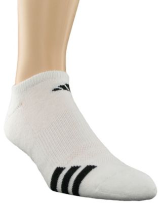Men's Cushioned 3-Stripe No Show Sock - 3-Pack - Large