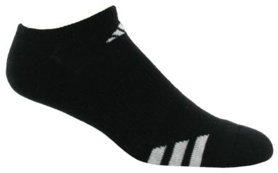 Men's Cushioned 3-Stripe No Show Sock - 3-Pack - Large