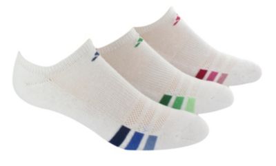 Women's Cushioned Variegated No Show Sock - 3-Pack - Medium