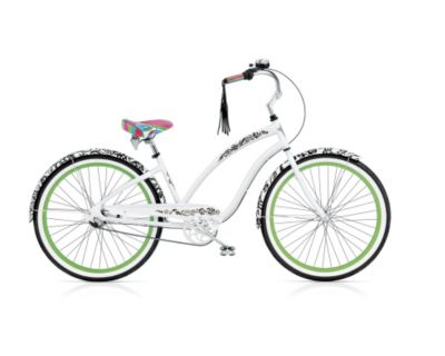 Blanc et Noir Cruiser 3i Ladies-White Bike