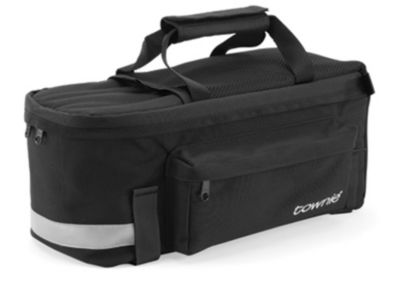 Townie Rear Rack Bag - Black