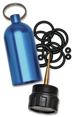 Scuba Tank Key Chain with O-Rings