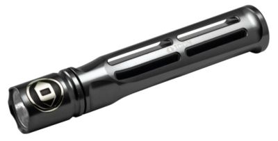 Black 130L 2 stage aluminum LED flashlight