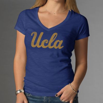 Women's UCLA V-Neck Scrum Tee - Blue