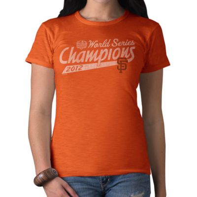 Women's Giants 2012 World Series Scrum Tee - Orange