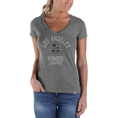 Women's LA Kings V-Neck Scrum Tee - Gray