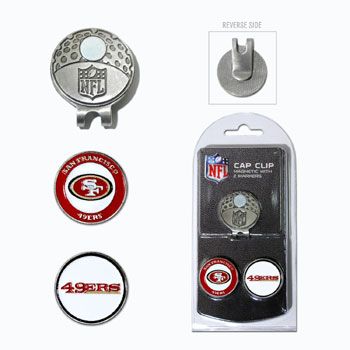 San Francisco 49ers Golf Cap Clip & Ball Markers